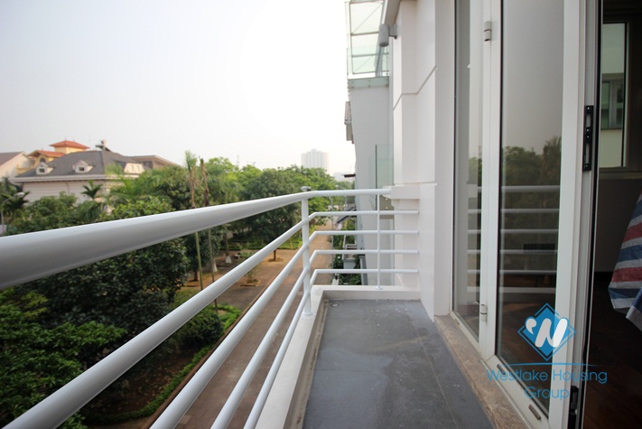 Stunning modern house for rent on Lac Long Quan in diplomat's neighborhood
